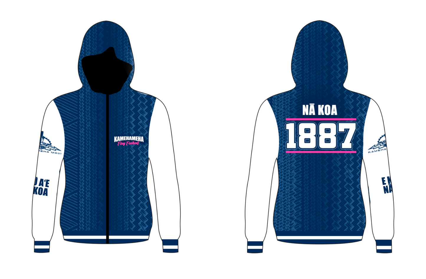 KSM Flag Football - Zipper Hoodie Jacket